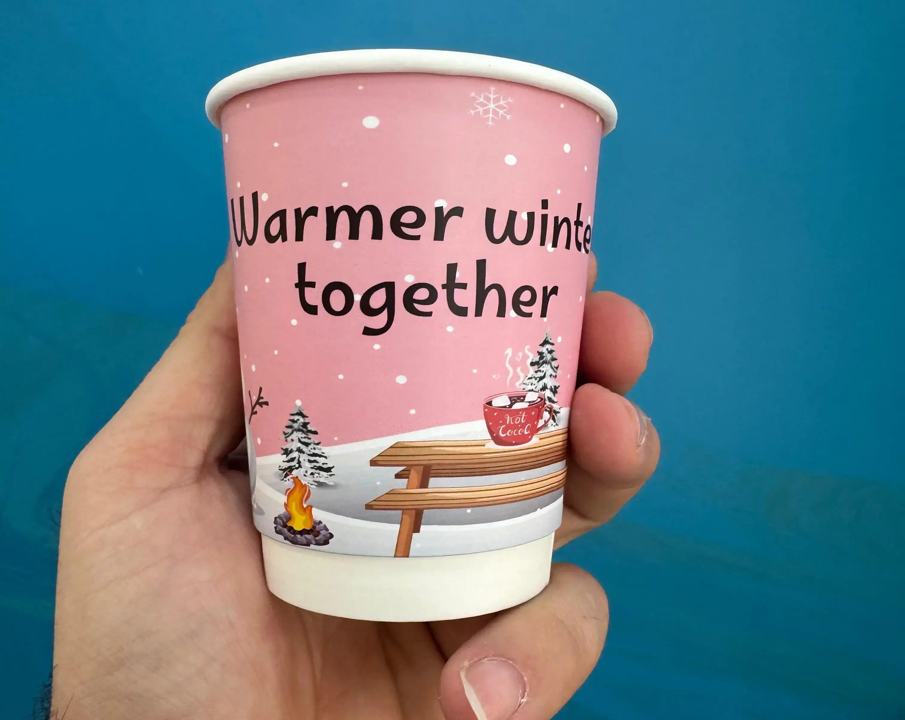 اكواب ورقية مطبوعة الرياض