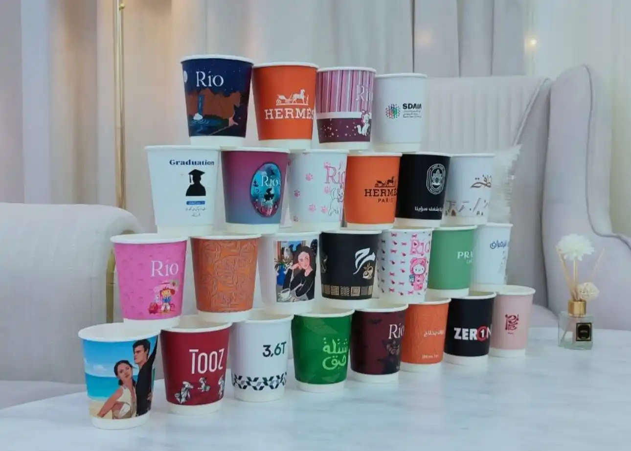 طباعة اكواب ورق الرياض